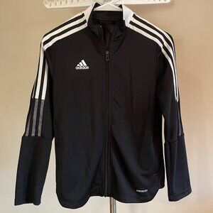 Boy's Adidas Zip Up Jacket Track Suit Top Size M 11/12 Pre-owned